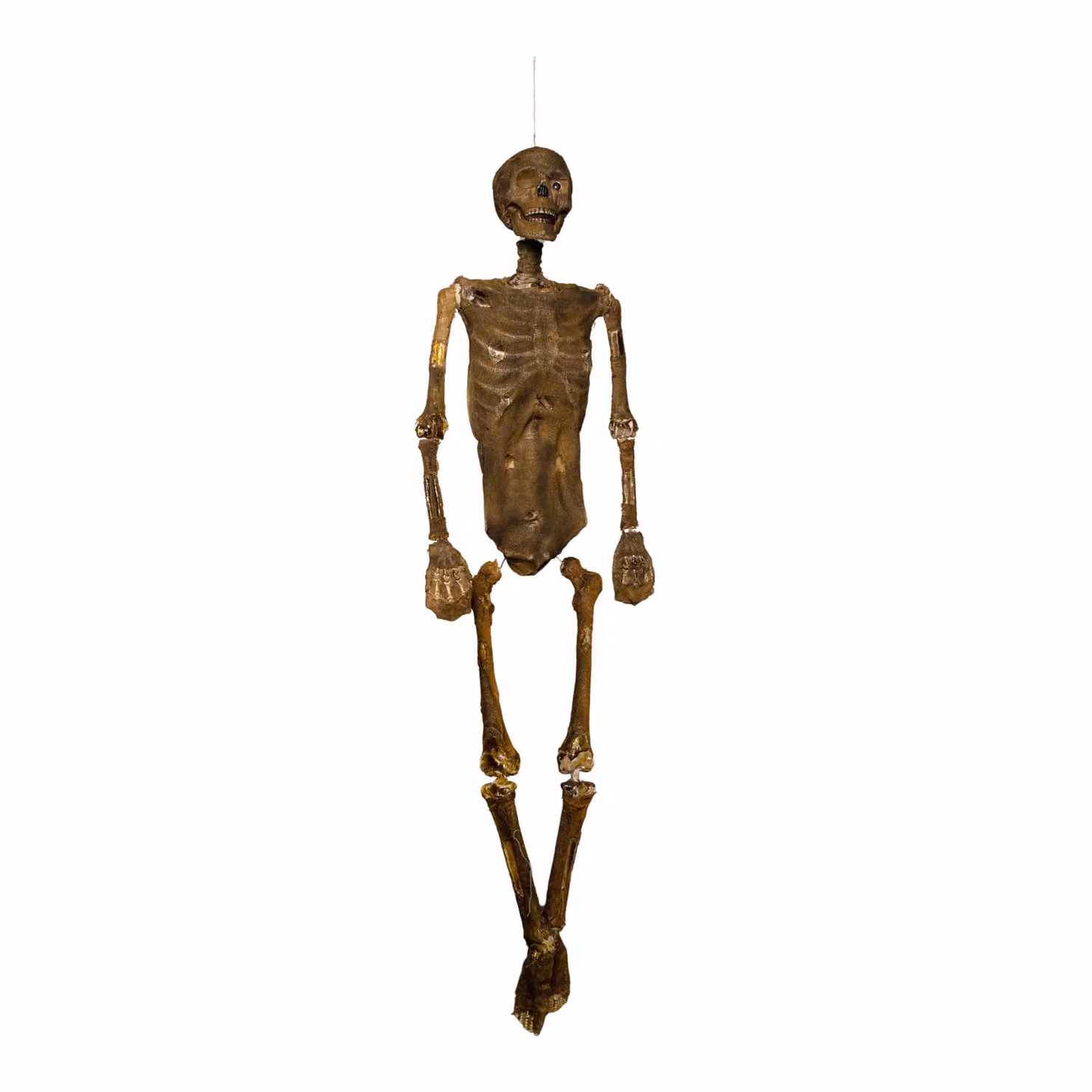 Samuel Alexander 150cm Full Body Mummified Skeleton Halloween Decoration with Posable Joints in Brown – 4