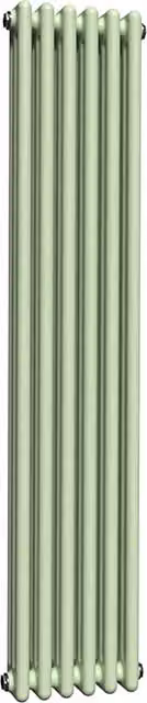 Lux Heat Vertical Coloured Column Radiator in Mint Ice Cream, H 150 cm x W 29 cm
