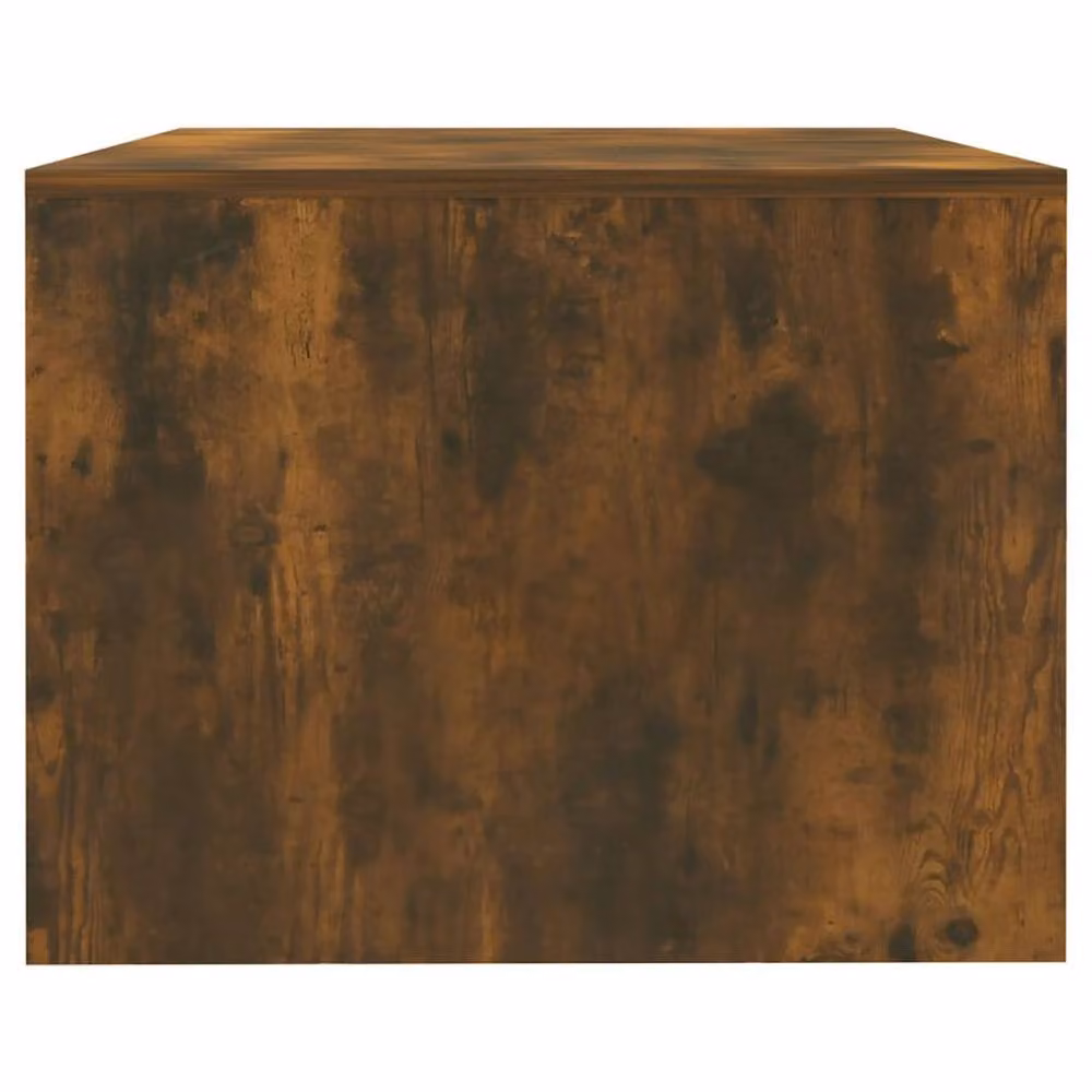 Berkfield Home Smoked Oak Coffee Table in Brown, W/D/H: 102 x 55 x 42 cm – 5