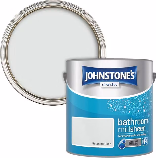 Johnstone's Botanical Pearl Bathroom Midsheen Paint