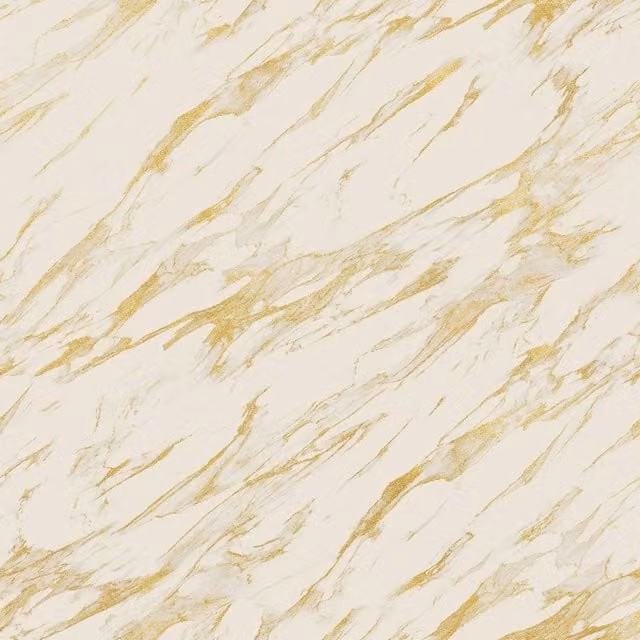 I Love Wallpaper Modern Abstract Marble Wallpaper in Cream and Gold