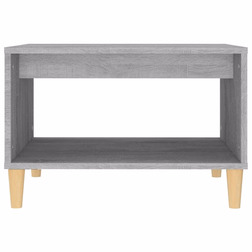 Berkfield Home Grey Sonoma Coffee Table, W: 60 cm, D: 50 cm, H: 40 cm – 4