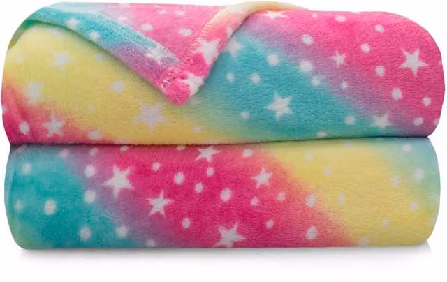 Velosso Supersnug Plush Touch Fleece Throw Blanket, Multicolour, W: 125 cm, D: 150 cm – 1