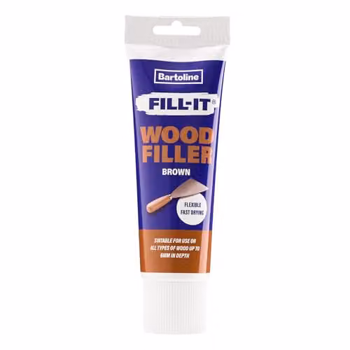 Bartoline Flexible Acrylic Wood Filler, Brown, 330g