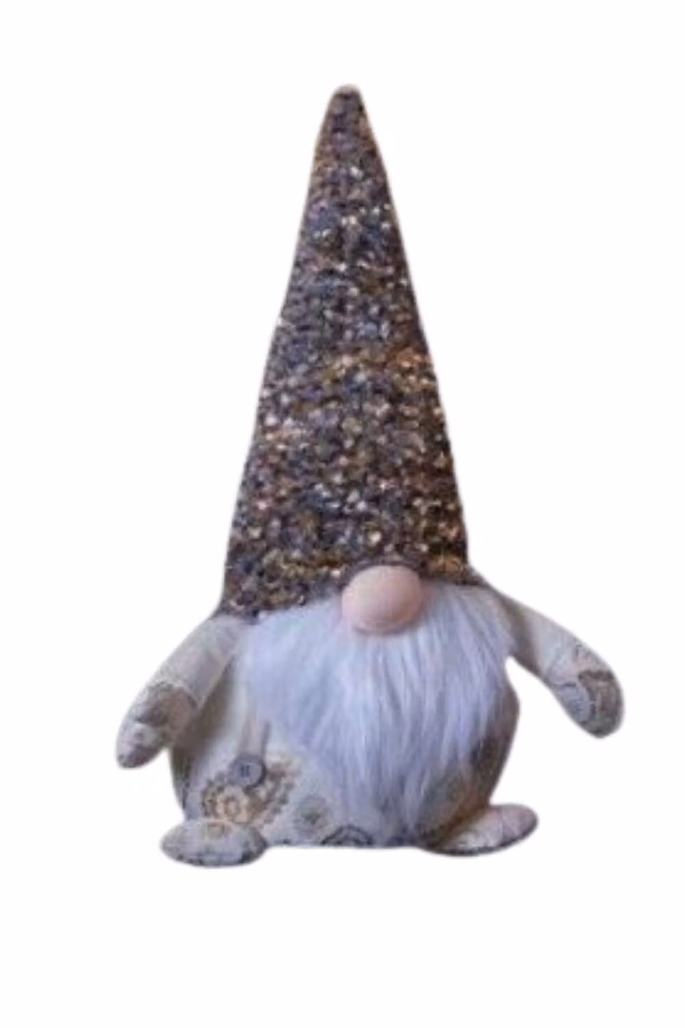Marco Paul Gold Christmas Champagne Gonk Tabletop Decoration, Height: 30 cm – 2