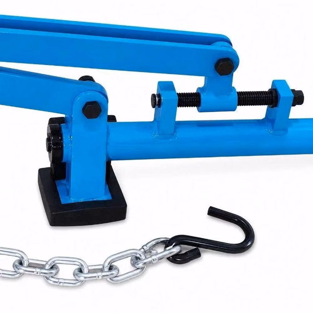 NESTLUNE 500kg Wishbone Lever Chain Hoist in Blue, W/D/H: 1000 x 400 x 400 mm – 3