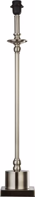Chrome Silver Metal Cylinder Base for Lighting Collection
