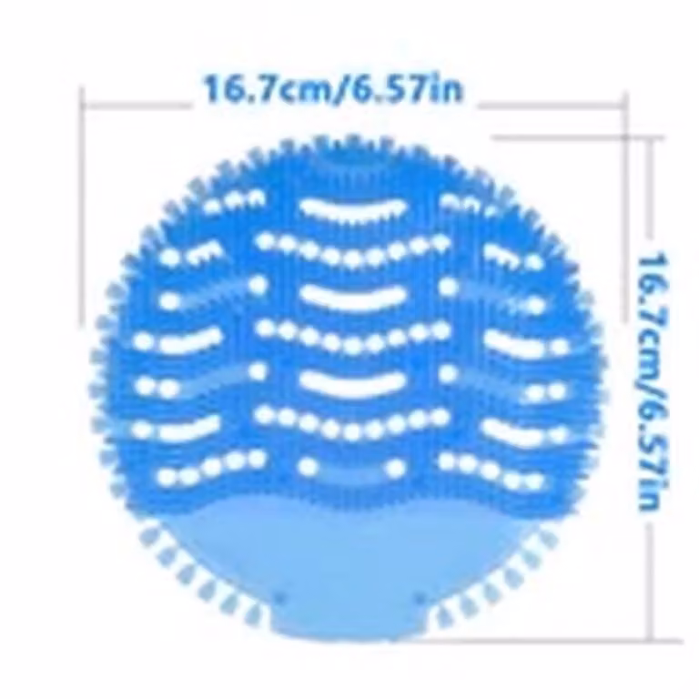 EONLION 10-Piece Blue Anti-Splash Urinal Deodorising Screen Mats