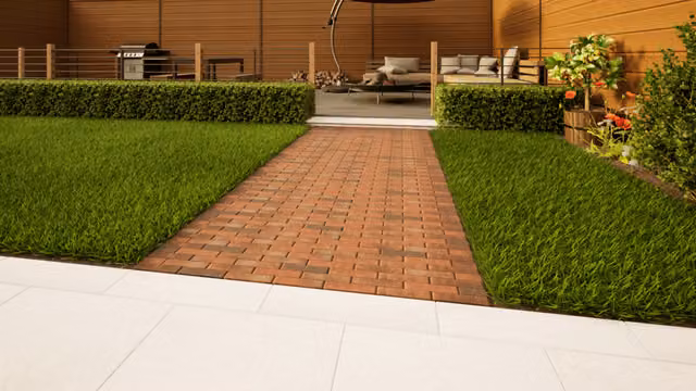 PBSL Group Antique Red Clay Field Tile for Garden and Terrace, W: 20.0 cm, D: 4.8 cm, H: 5.8 cm