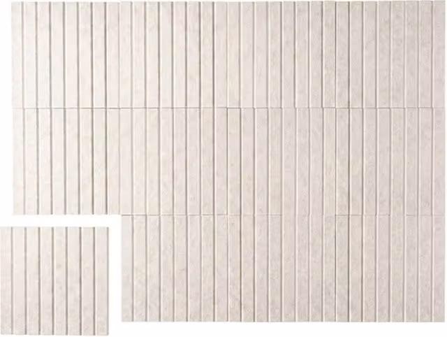 EONLION 6 Pack Beige Felt Notice Board Wall Tiles, W/H: 150 x 235 cm