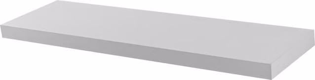 Harbour Housewares Modern Floating Wall Shelf in White with Integrated Lighting, W: 80 cm – 4