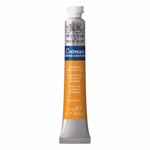 Winsor & Newton Cotman Watercolour Paint, Cadmium Orange Hue, 8.5 ml – 2