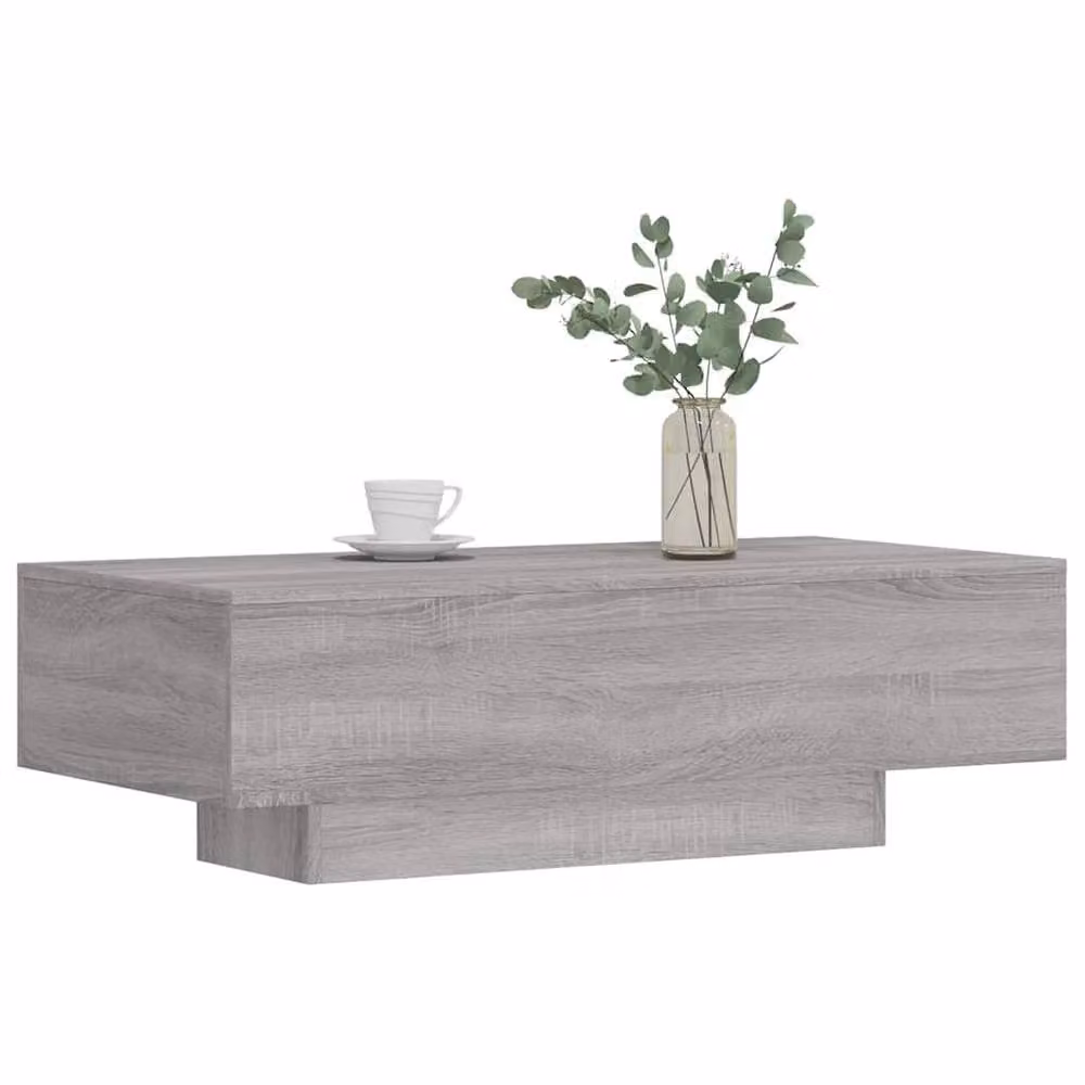 Berkfield Home Grey Sonoma Coffee Table in Engineered Wood, W: 100 cm, D: 49.5 cm, H: 31 cm – 2