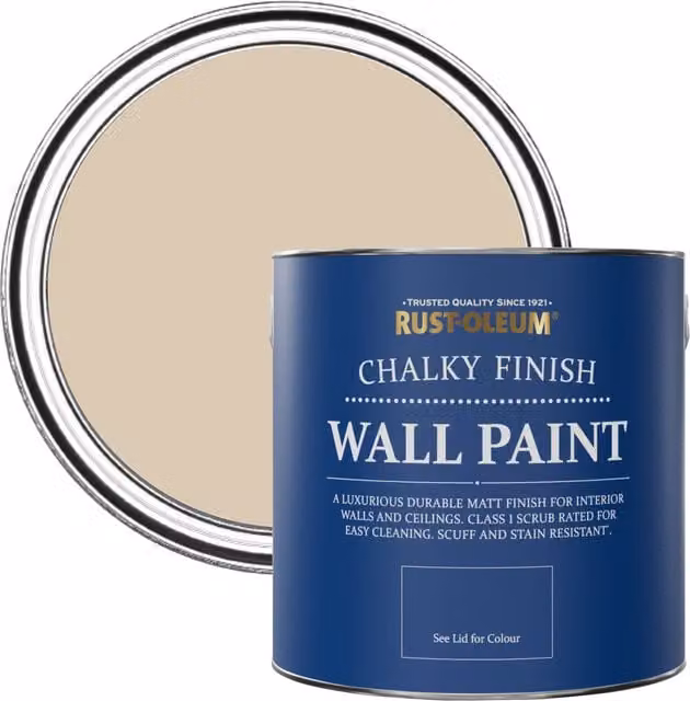 Rust-Oleum Warm Clay Matt Water-Based Chalky Wall Paint, 2.5L