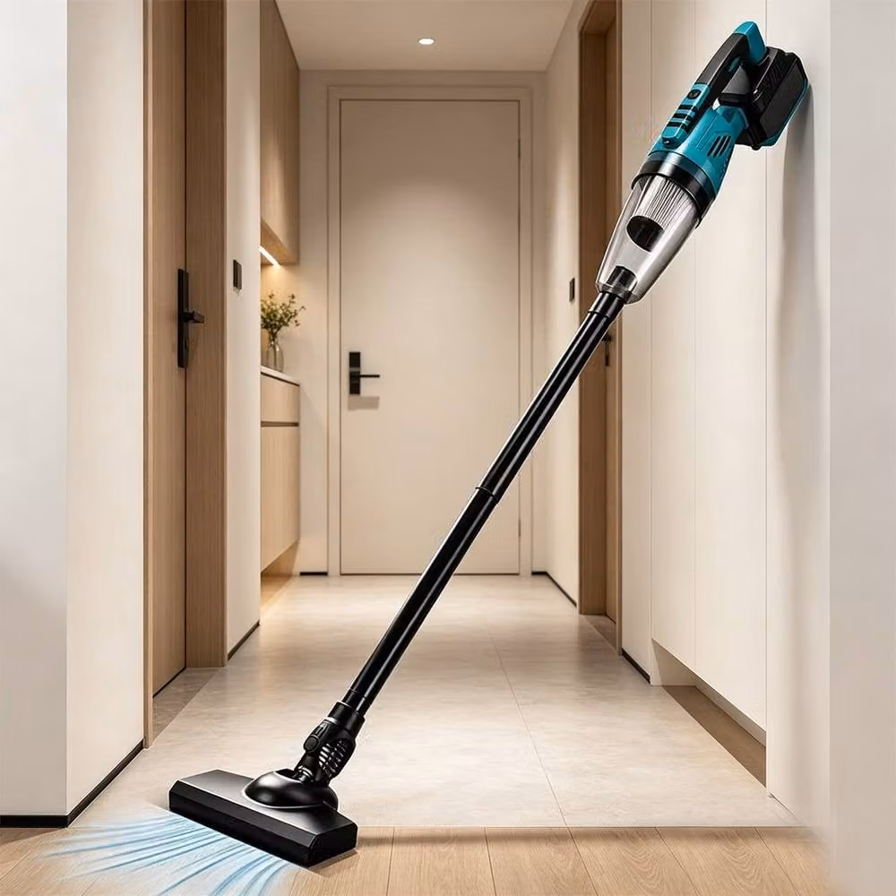 Ventryn Cordless Handheld Car Vacuum Cleaner with 2 Rechargeable Batteries in Turquoise – 3