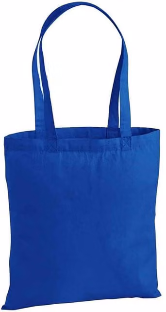 Westford Mill Premium Cotton Tote Bag in Blue