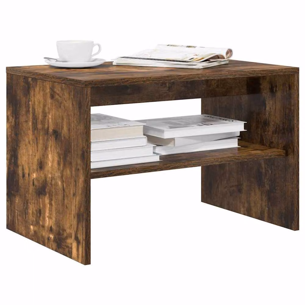 Berkfield Home Smoked Oak TV Cabinet in Brown, W/D/H: 60 x 40 x 40 cm – 2