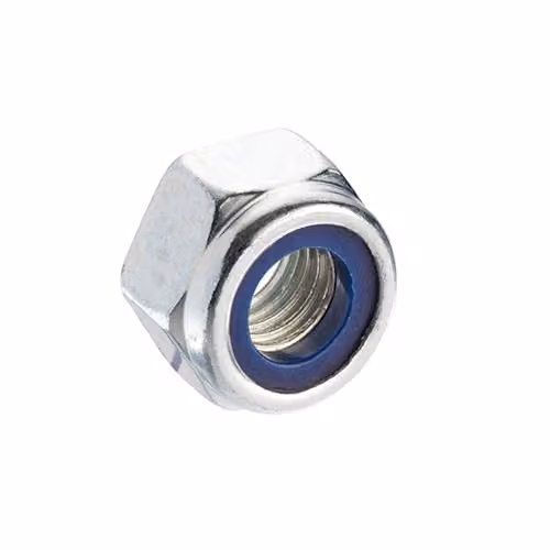 Unifix Class 8 Self-Locking Nylon Insert Hex Nuts, Silver, M12 – 2