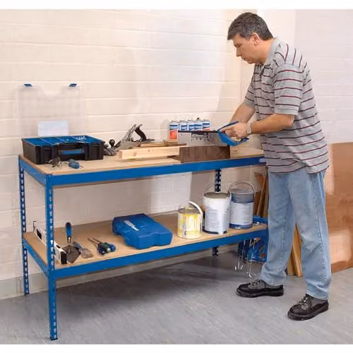 Draper Steel Workbench, Blue – 2