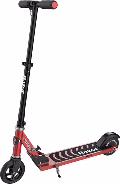 Razor Red Foldable Electric Scooter with Height Adjustable Handle and Rechargeable Battery