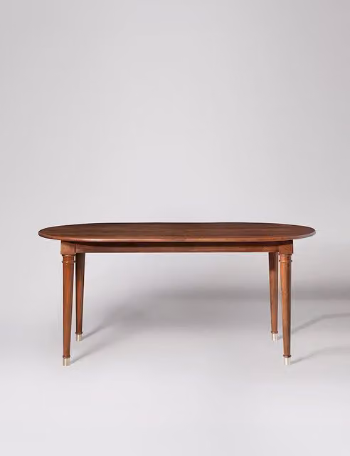 Swoon Dryden Oval Mango Wood 6 Seater Dining Table in Dark Brown