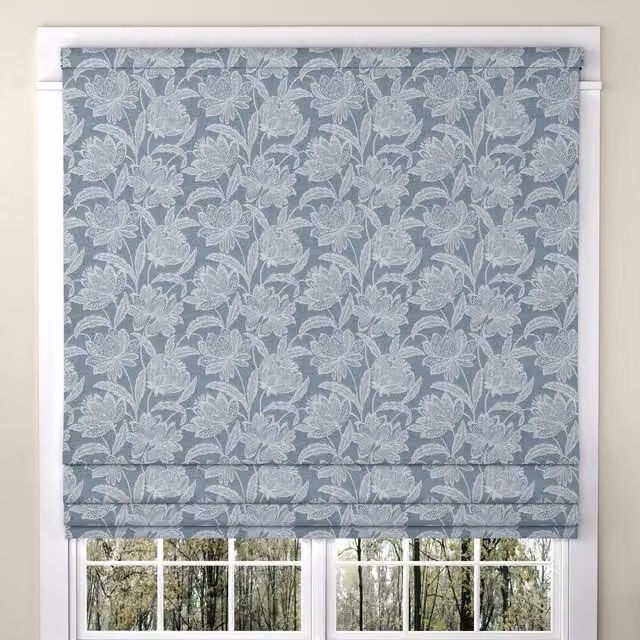 Ante Decor Zante Made To Measure Blackout Roman Blind in Navy Blue