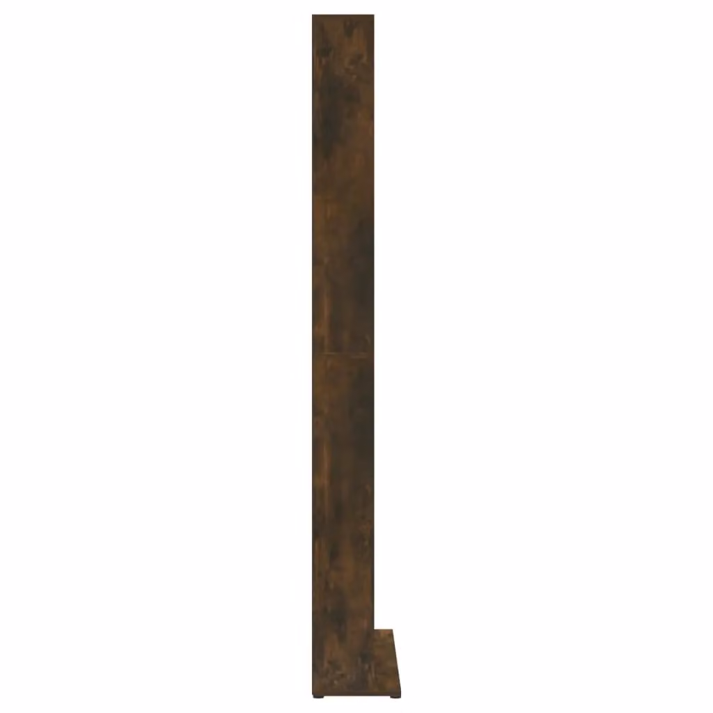 Berkfield Home CD Cabinet in Smoked Oak Brown, W/D/H: 102 x 23 x 177.5 cm – 3