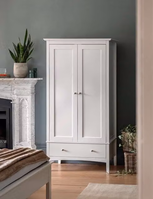 Gallery Direct Hastings Double Wardrobe in White