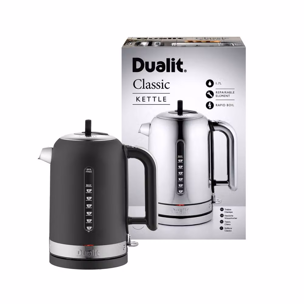 Dualit Classic Kettle in Black, 1.7 l – 8