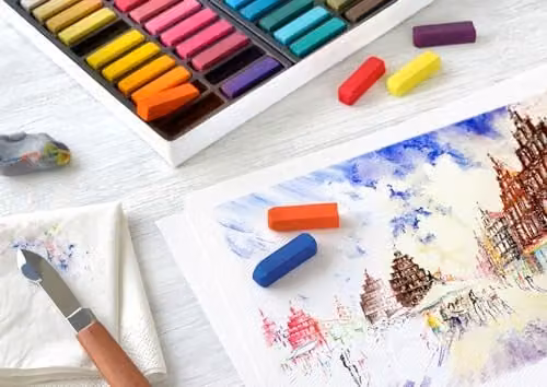 Faber-Castell Creative Studio Soft Pastels Mini, Multicolour, 48 Piece Set – 4