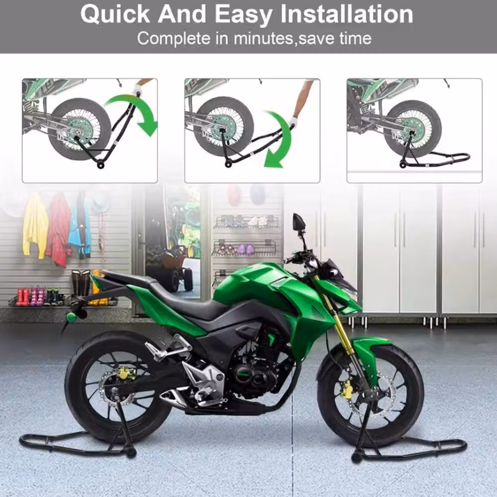 Havendro Motorcycle Extra Rear Paddock Stand in Black – 3
