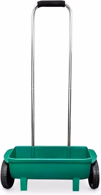 VOGREX 12L Manual Garden Broadcast Spreader for Feed and Seed in Green – 1