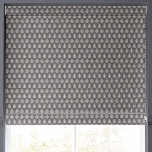 Emily Bond Jaipur Made to Measure Blackout Roman Blind in Grey
