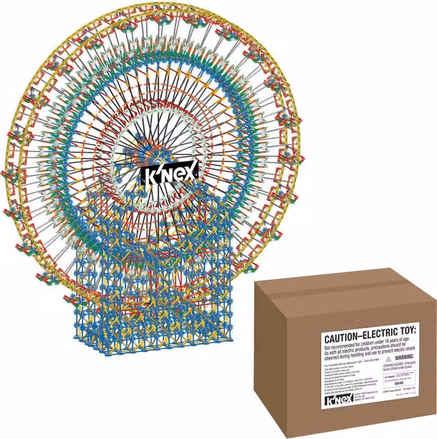 K'NEX 6 Foot Ferris Wheel Creative Building Set in Brown and Multicolour