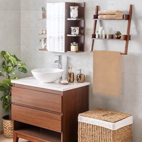 CityComfort Set of 4 Fluffy Cotton Bath Towels, Brown, W: 75 cm x L: 135 cm, 550 GSM – 2