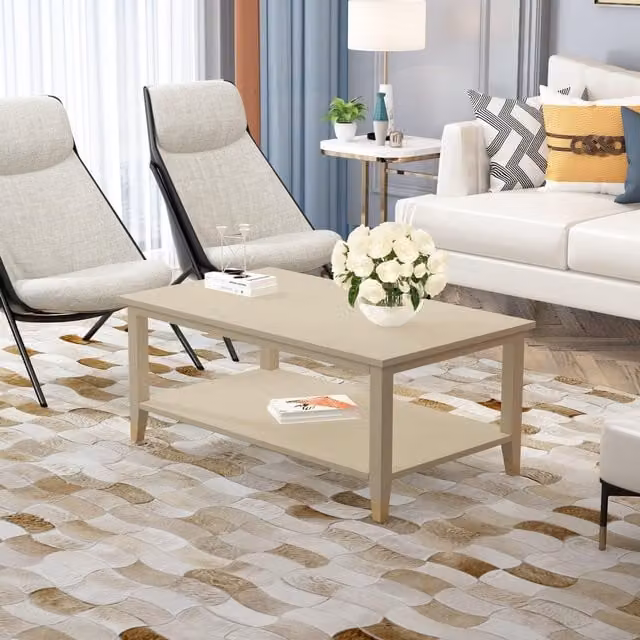 Cabinet Bits Palazzi Coffee Table in Light Sand, W100 x D56 x H45 cm – 1