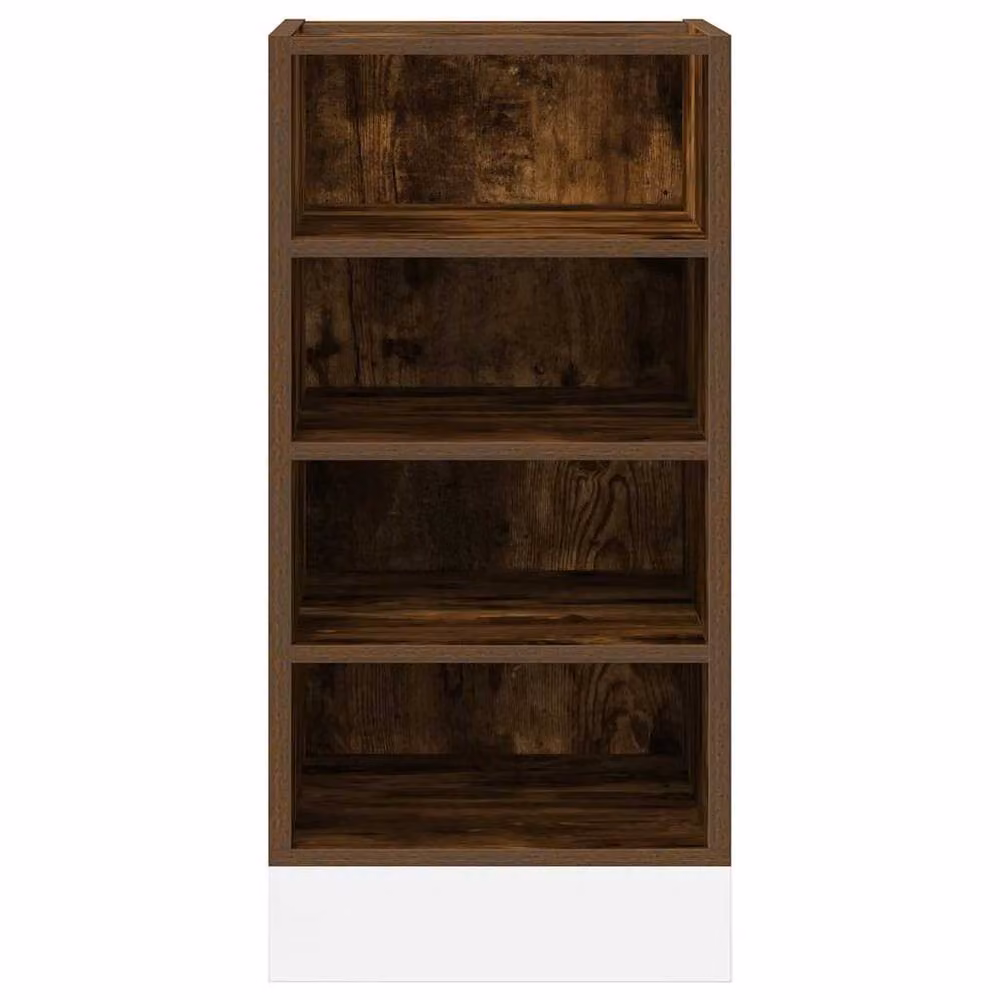 Berkfield Home Smoked Oak Kitchen Base Unit in Brown, W/D/H: 40 x 44.5 x 81.5 cm – 3