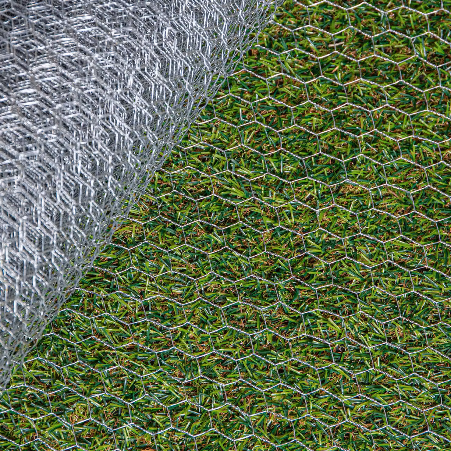 Samuel Alexander 2 Pack of 10m Galvanised Steel Chicken Garden Wire Netting Fencing in Grey – 4