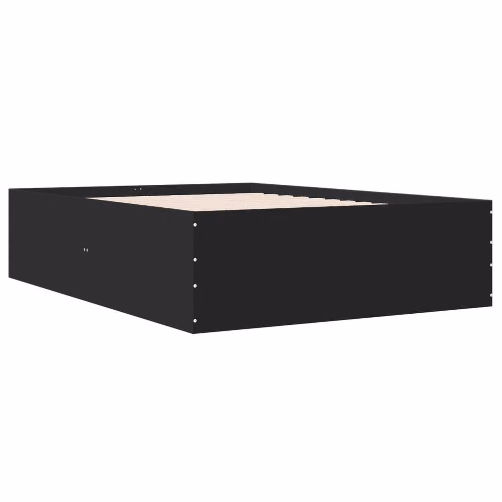 Berkfield Home Small Double Bed Frame with Lift Up Base, Black, W/D/H: 120 x 190 cm – 3
