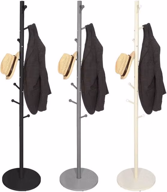 EONLION Modern Tree Branch Coat Rack Stand with Multi Hooks in Black, H 174 cm x W 40 cm x D 40 cm