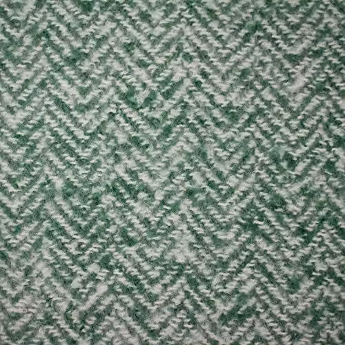 Furn Weaver Woven Herringbone Throw in Petrol Blue, W/D/H: 130 x 180 cm – 3