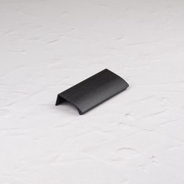 Matt Black Aluminium Profile Edge Flush Pull Handle