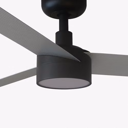 Netlighting Cruiser Ceiling Fan with Aluminium Blades in Black, 132 cm – 3