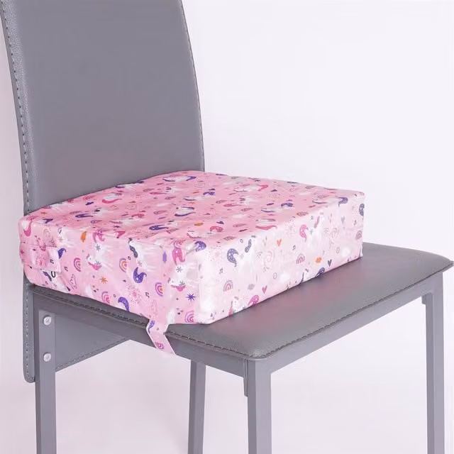 Roseley Pink Kids Chair Strap Booster Seat Pad with Hook and Loop Fastening