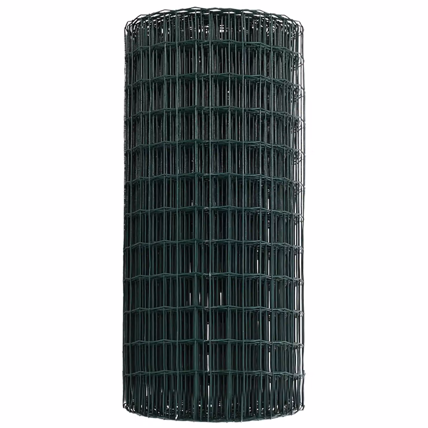Berkfield Home Euro Fence Green PVC-Coated Steel Rectangular Fencing, W: 60 cm, L: 25 m – 4