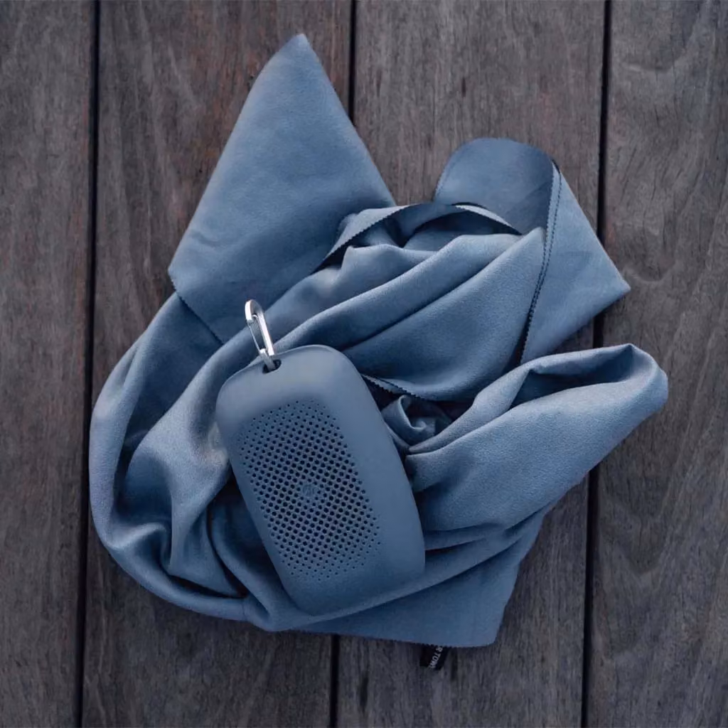 Matador NanoDry Packable Unisex Shower Towel in Blue – 3