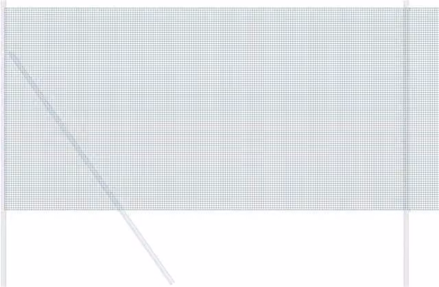 Berkfield Home Green PVC-Coated Steel Single-Bar Welded Wire Fence, H: 0.8 m x L: 100 m