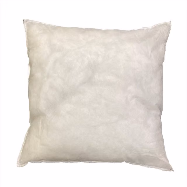 HomeSpace Direct 4 Pack White Hollowfibre Square Cushion Inners, 45 x 45 cm