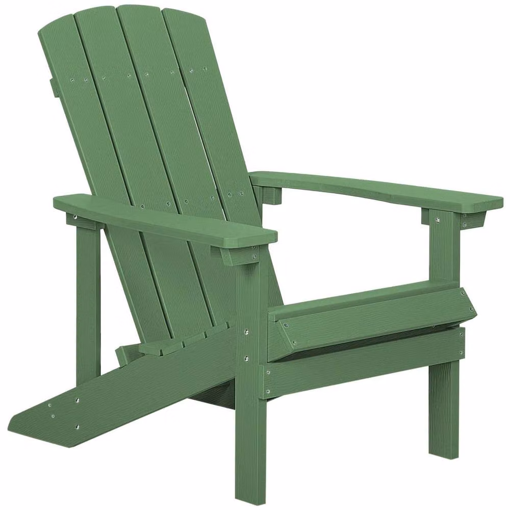 Wyld and Coco Everwood Garden Chair in Matt Green with Armrests – 2