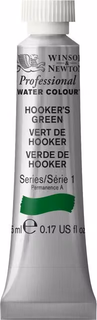 Winsor and Newton Professional Hooker's Green Watercolour Paint, 5ml